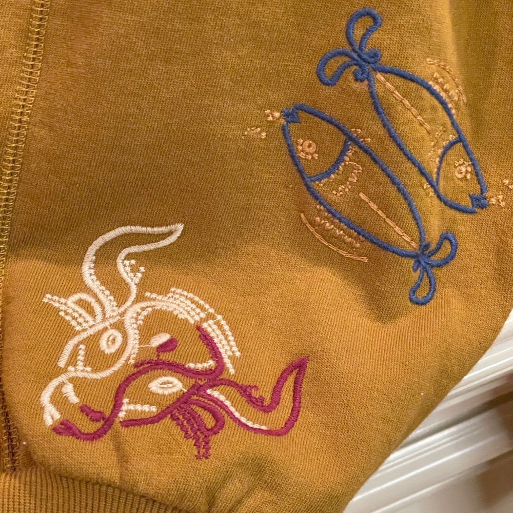 Johnny Was Celestine Side Split Sweatshirtochre G… - image 6